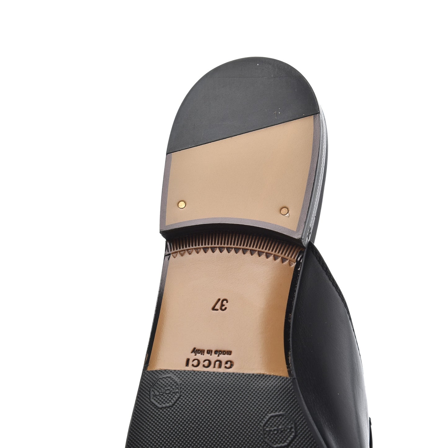 Calfskin Womens Princetown Slippers 37 Black