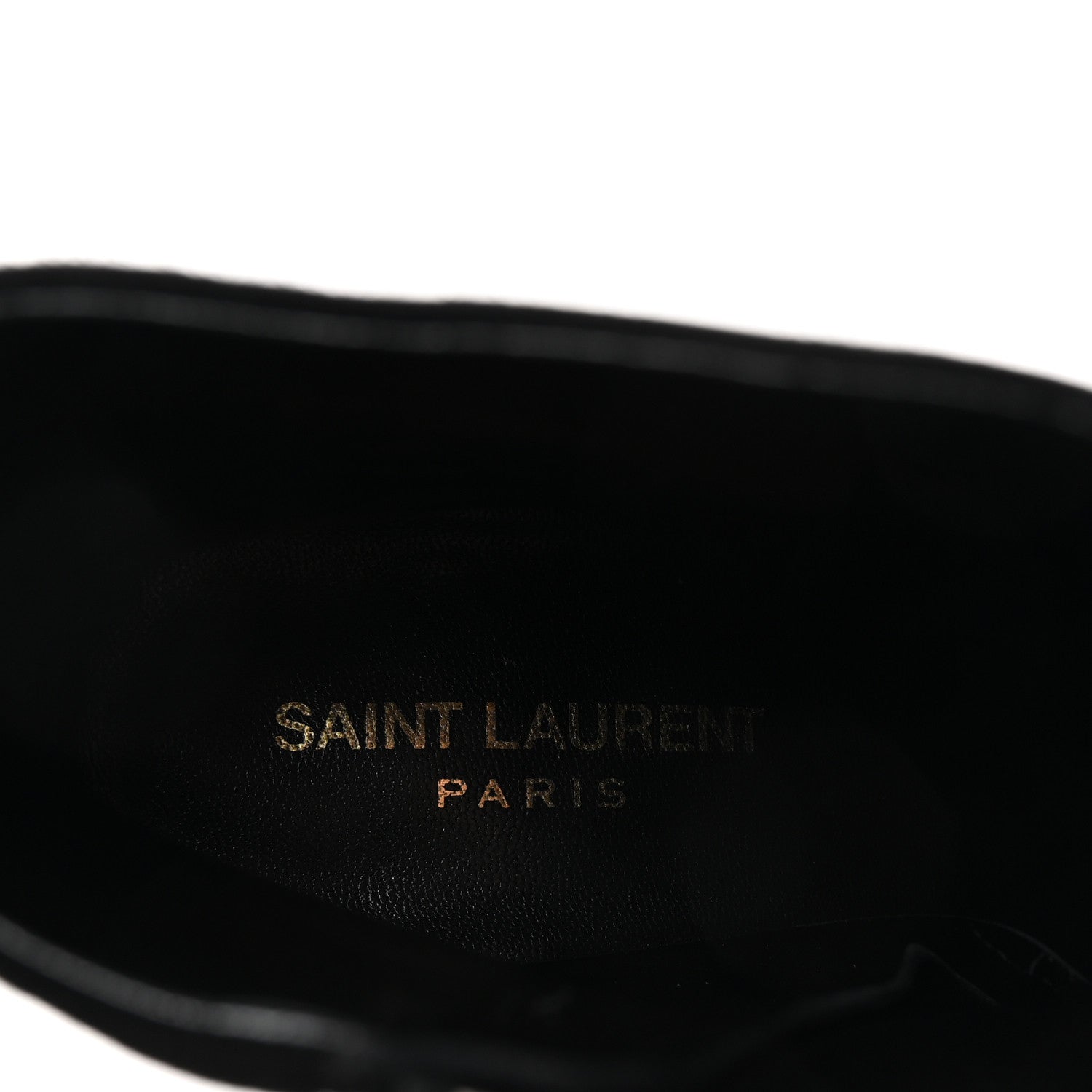 Saint Laurent Suede Studded Kiki 85 Zip Boot 37 Black 8 of 10