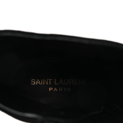 Saint Laurent Suede Studded Kiki 85 Zip Boot 37 Black 8 of 10