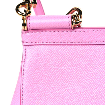 Dolce & Gabbana Dauphine Small Miss Sicily Satchel Rosa Chiaro 11 of 13