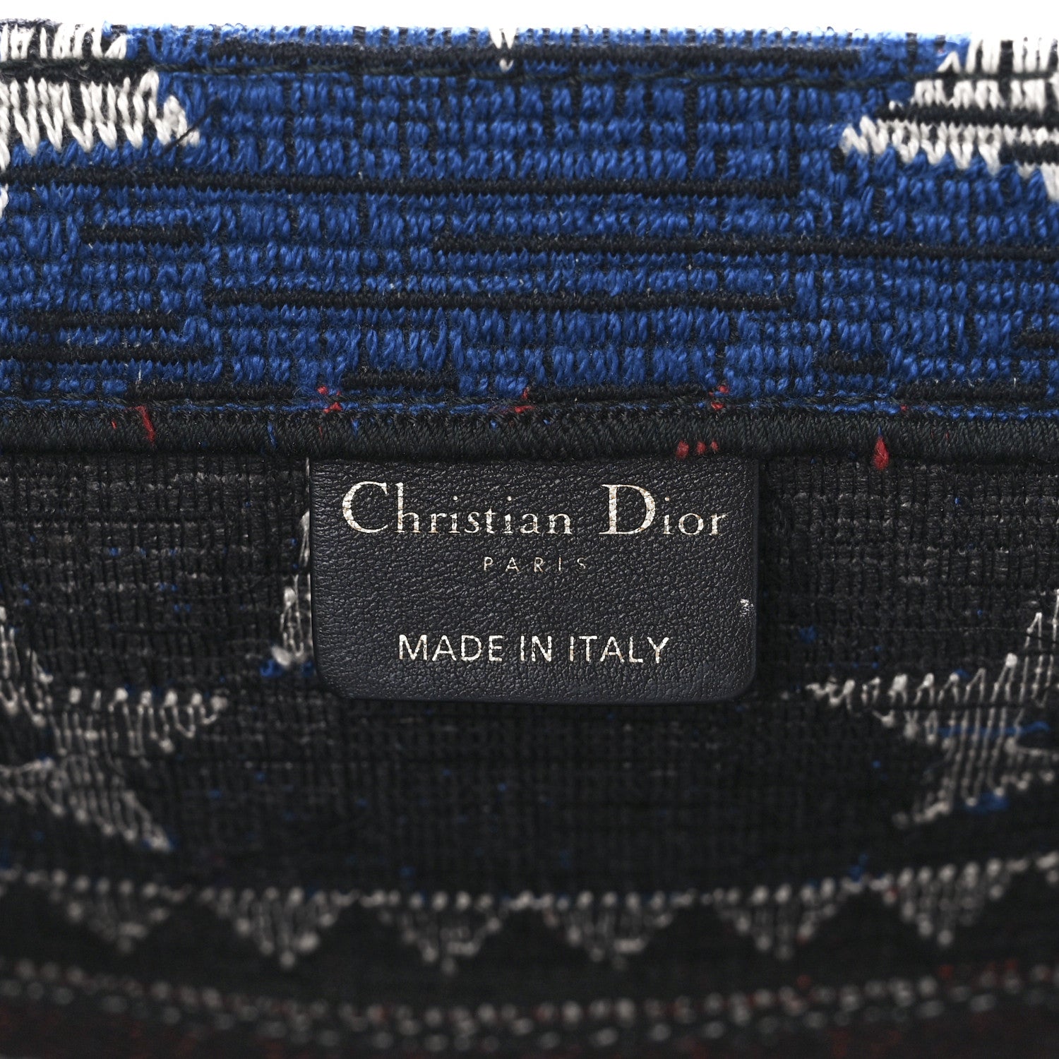 Christian Dior Canvas Embroidered Exclusive US Book Tote Multicolor 6 of 13