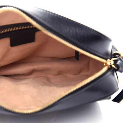 Gucci Textured Calfskin Small Horsebit 1955 Shoulder Bag Black 5 of 11