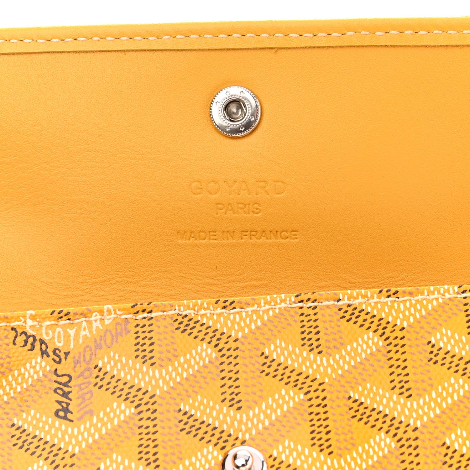 Goyard Goyardine Saint Louis PM Yellow 6 of 9