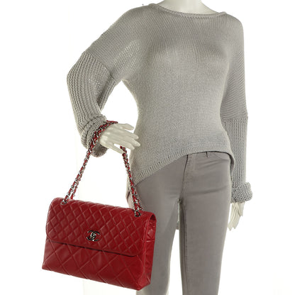 Chanel Calfskin Quilted In The Business Flap Red 2 of 8