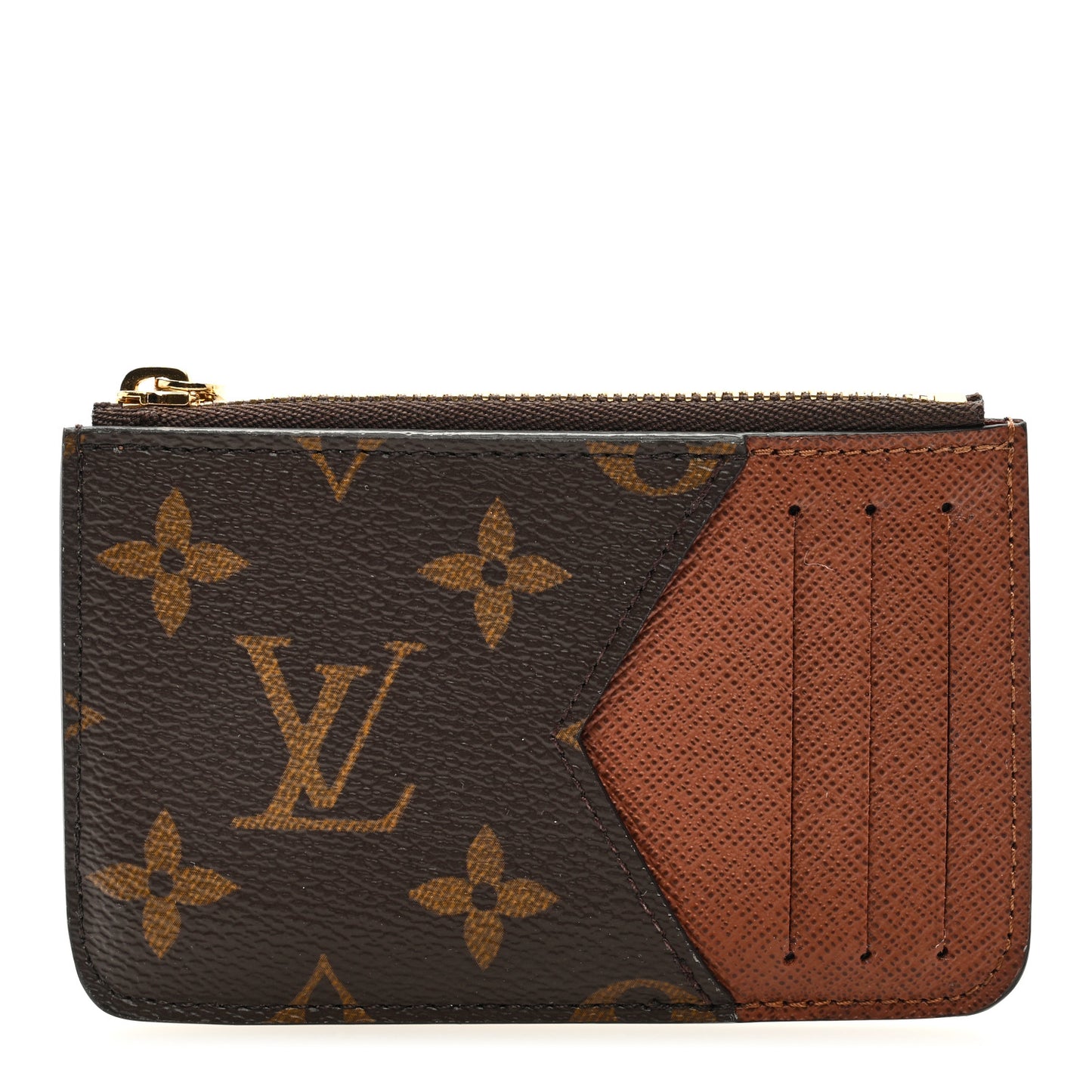 Monogram Zipped Romy Card Holder
