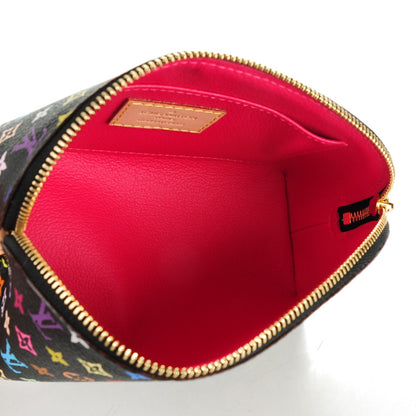 Louis Vuitton Monogram Multicolor Cosmetic Pouch Black Grenade 5 of 6