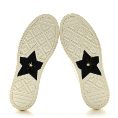 Christian Dior Brocart Lurex Embroidered Walk'N'Dior Low Top Sneakers 36 Canard 5 of 10