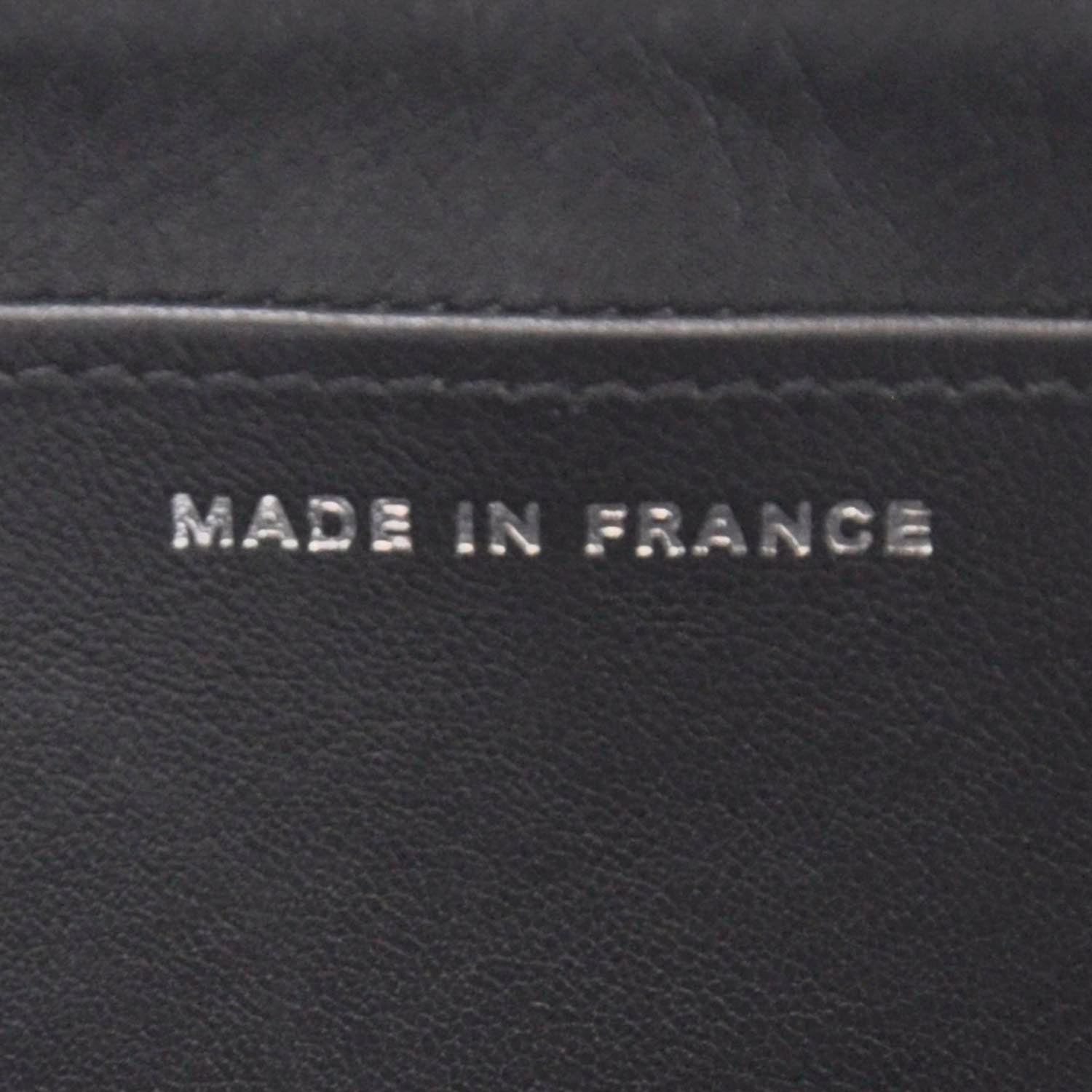 Chanel Caviar Zip Around Pouch Wallet Black 7 of 8