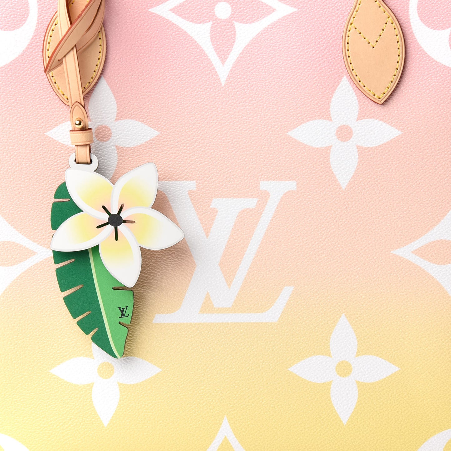 Monogram Giant By The Pool Neverfull MM Light Pink