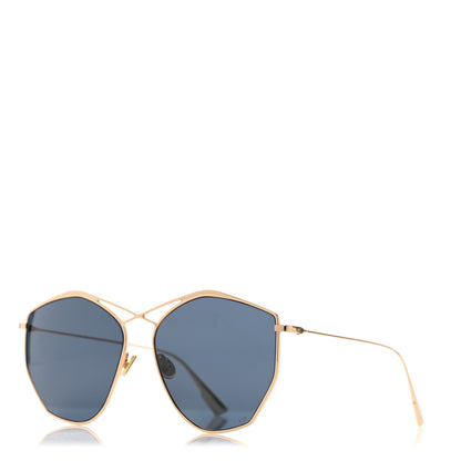 Christian Dior Metal Stellaire 4 Sunglasses Blue Gold 1 of 11