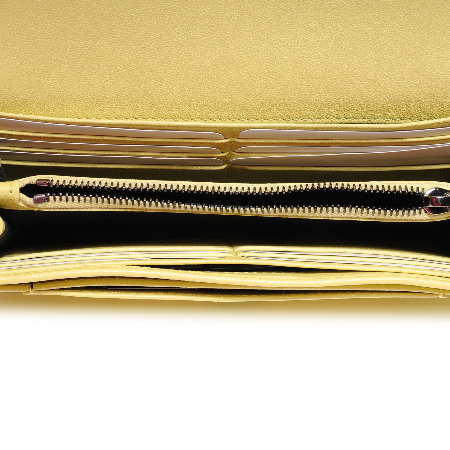 Leather PS1 Continental Wallet Lemon