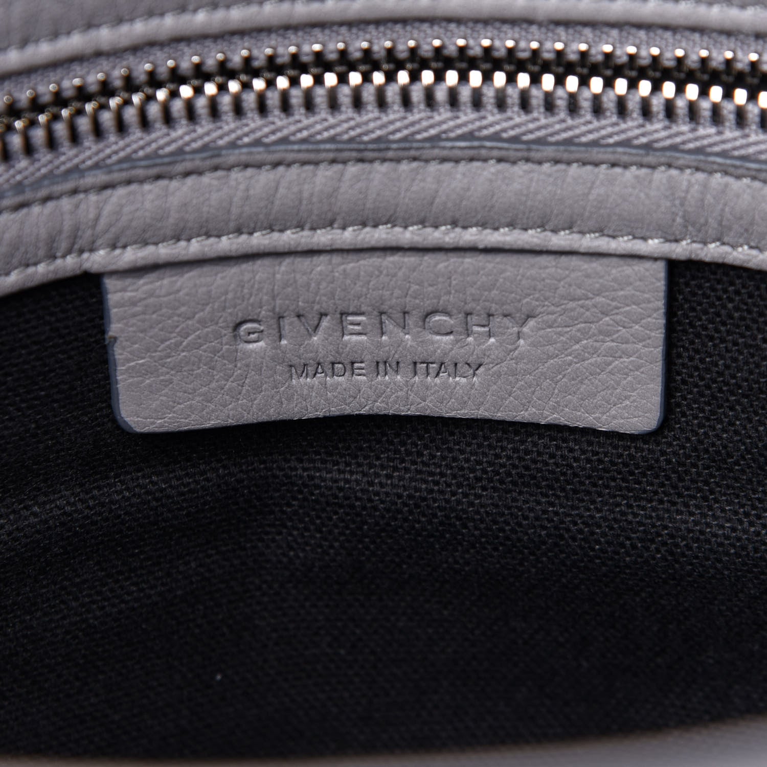 Givenchy Grained Calfskin Medium Pandora Pure Flap Bag Pearl Grey 12 of 19