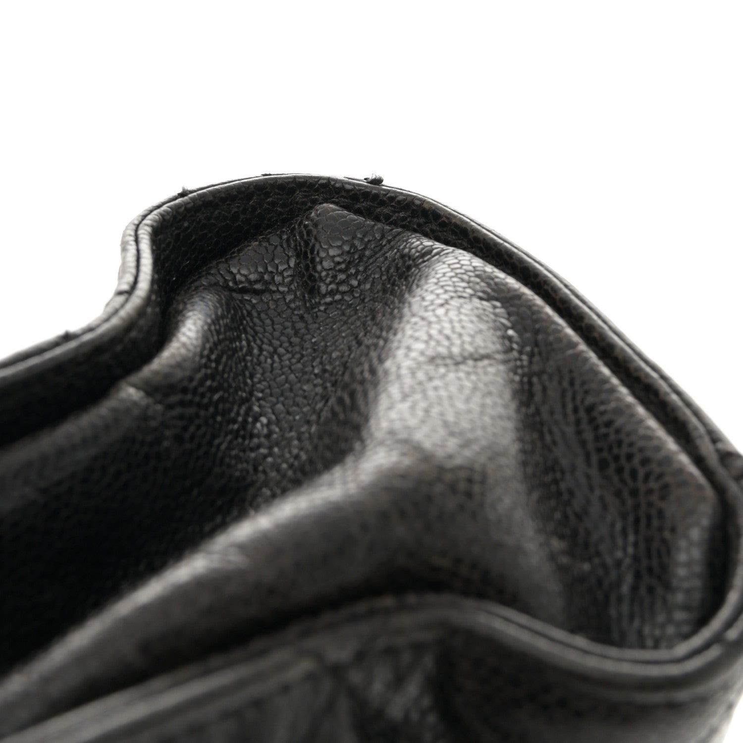 Chanel Crumpled Grained Calfskin Jumbo CC Crave Flap Dark Brown 15 of 15