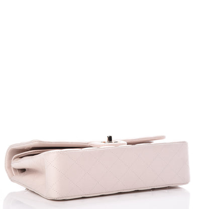 Chanel Lambskin Quilted Medium Double Flap Light Pink 4 of 9