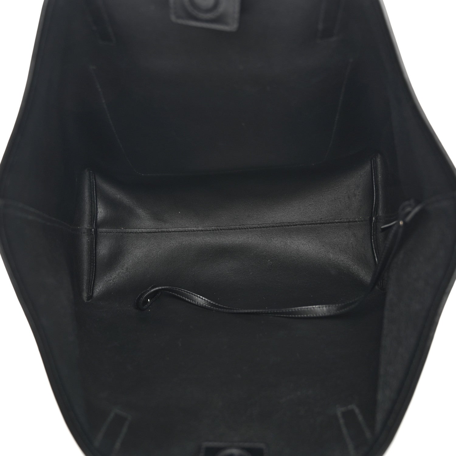 Prada City Calf Front Pocket Large Shopping Tote Black 6 of 13