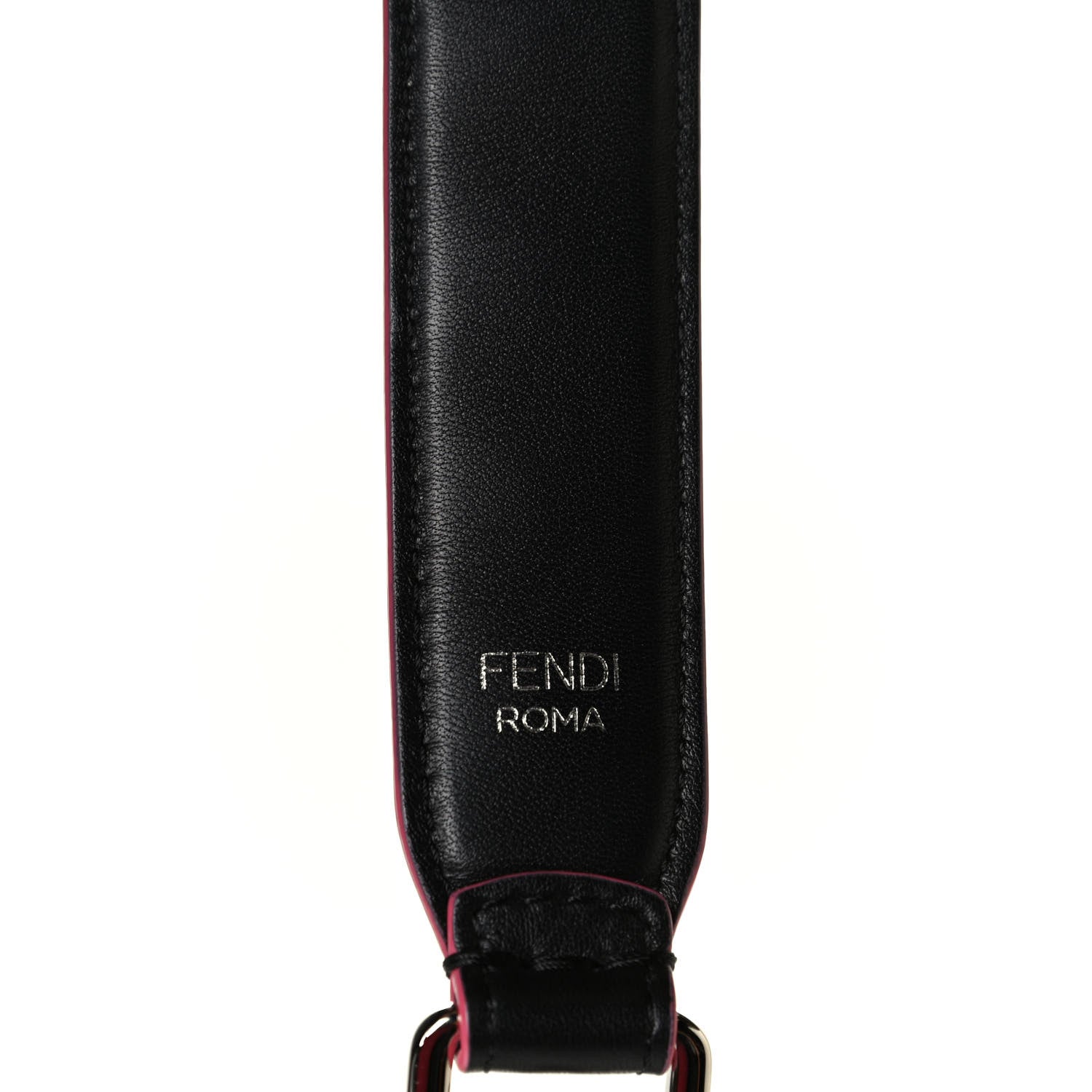 Fendi Vitello Dolce Plexiglass Studded Mini Strap You Black Multicolor 3 of 4