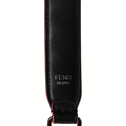 Fendi Vitello Dolce Plexiglass Studded Mini Strap You Black Multicolor 3 of 4
