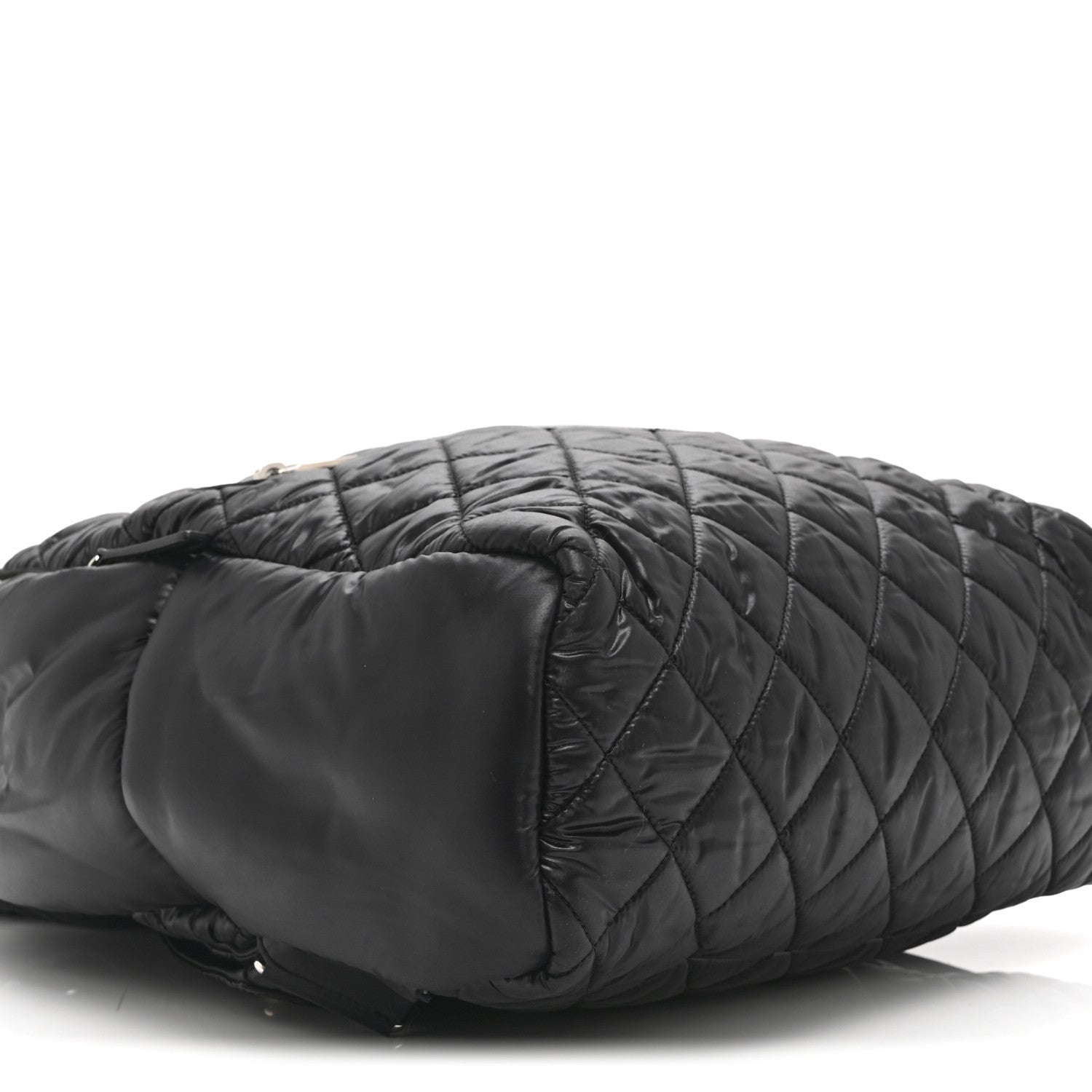 Chanel Nylon Quilted Coco Cocoon Backpack Black 9 of 11