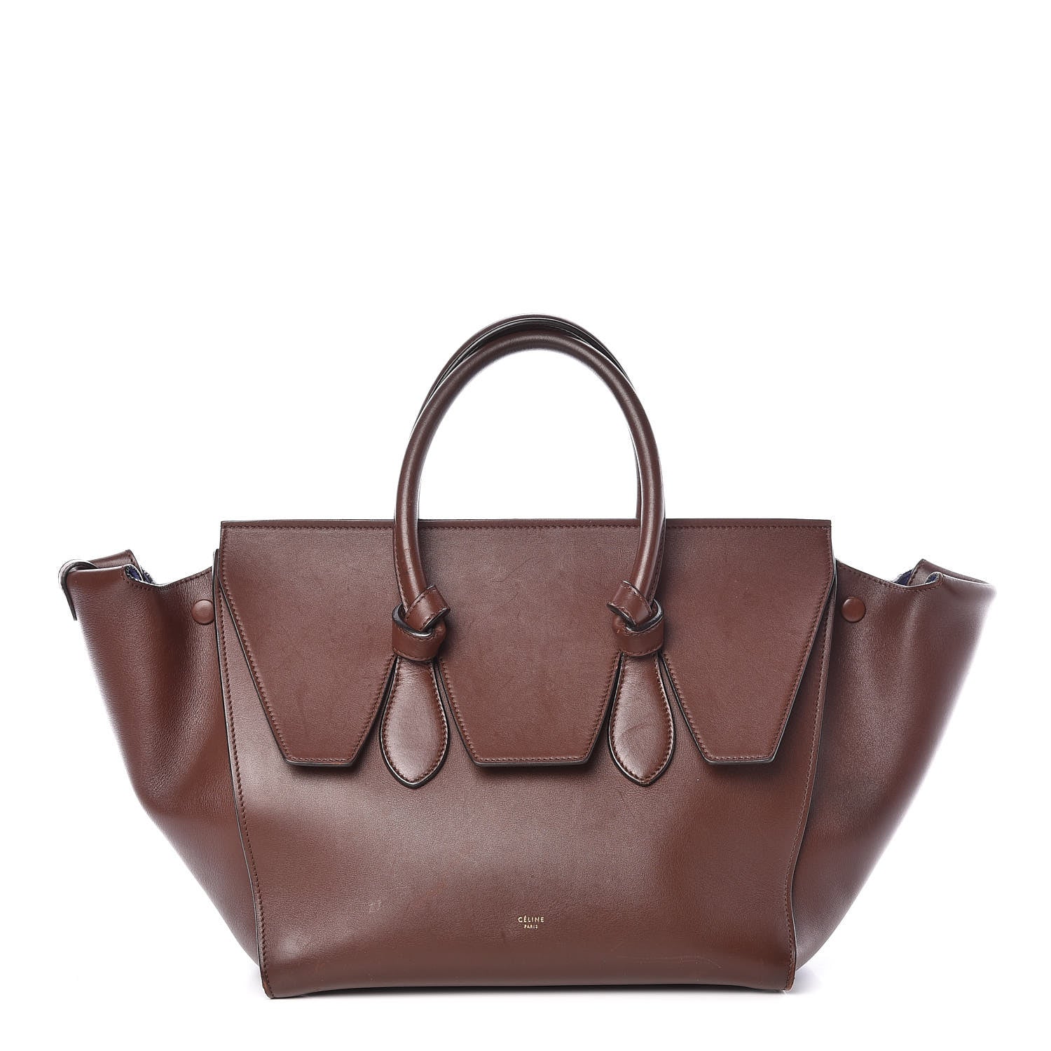 Celine Natural Calfskin Medium Tie Knot Tote Acajou 1 of 18