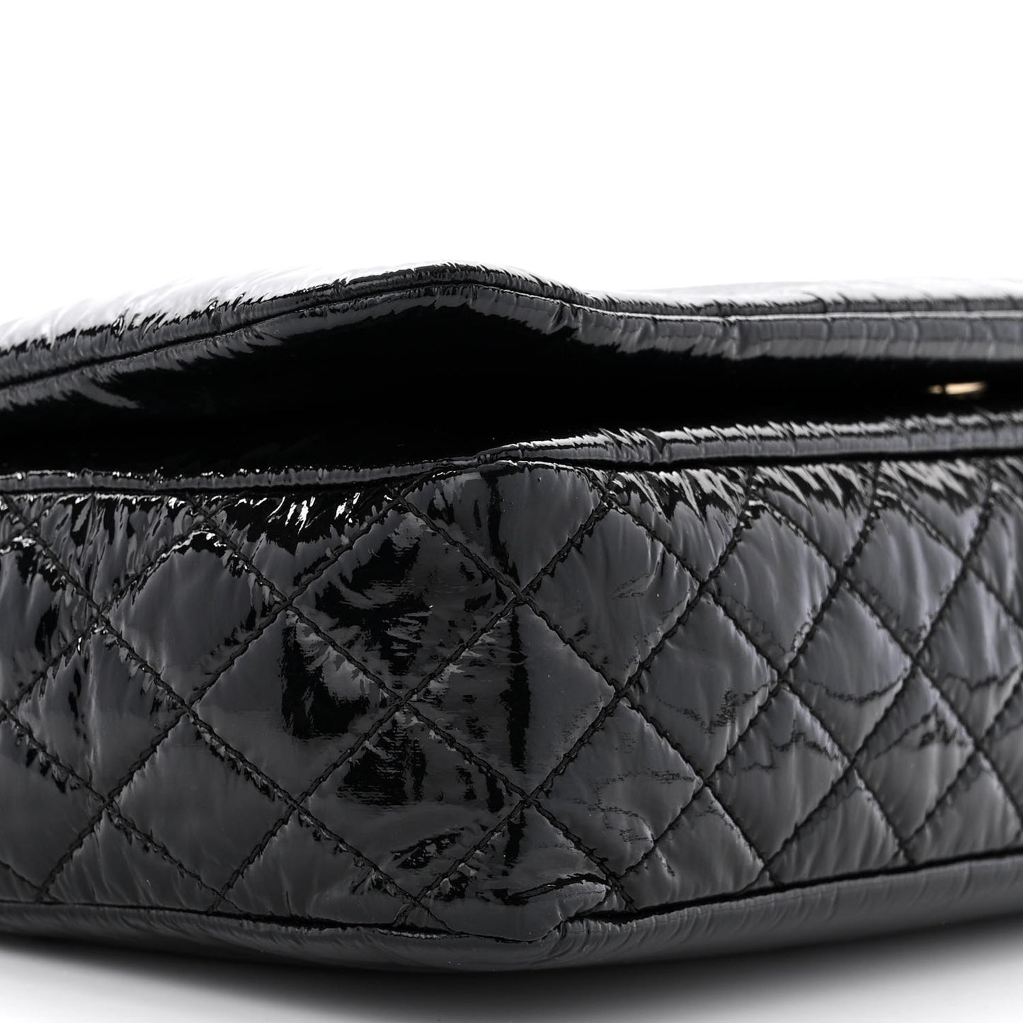 Vinyl Medium Rock and Chain Flap Black