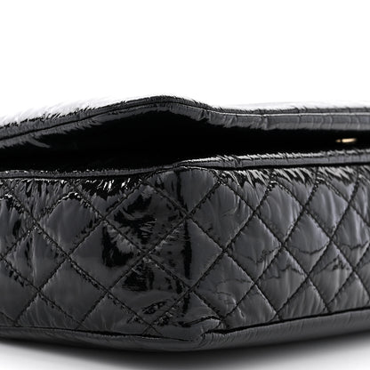 Chanel Vinyl Medium Rock and Chain Flap Black 9 of 11