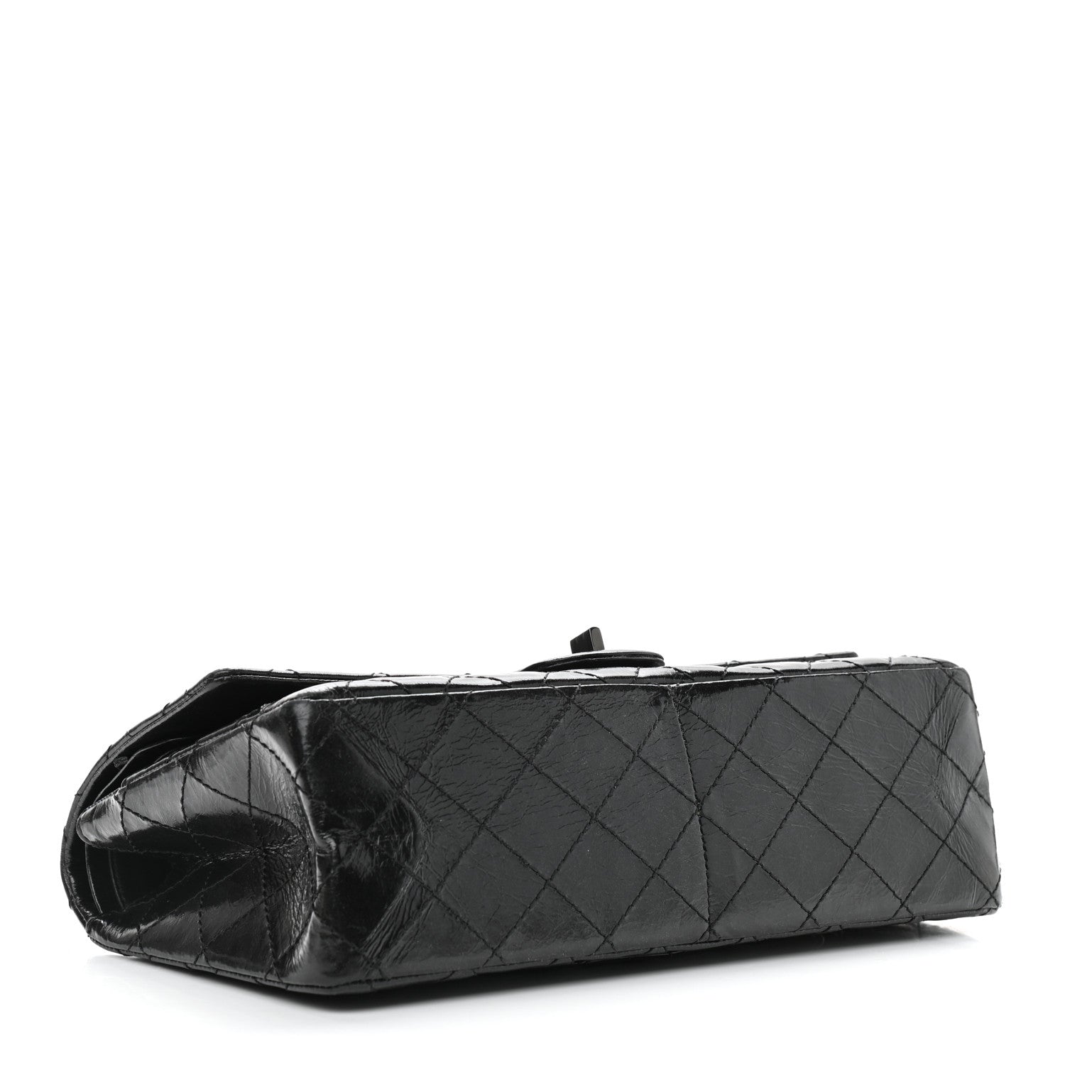 Chanel Glazed Calfskin Quilted 2.55 Reissue 226 Flap So Black 4 of 13
