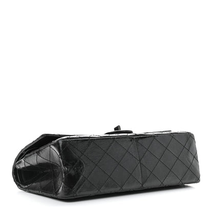 Chanel Glazed Calfskin Quilted 2.55 Reissue 226 Flap So Black 4 of 13