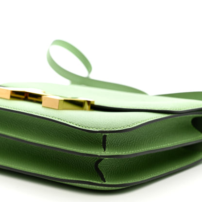 Hermes Epsom Constance 18 Vert Criquet 10 of 11