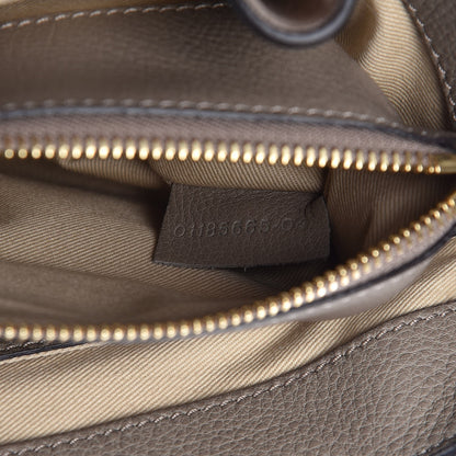 Chloe Calfskin Medium Faye Day Shoulder Bag Motty Grey 9 of 11