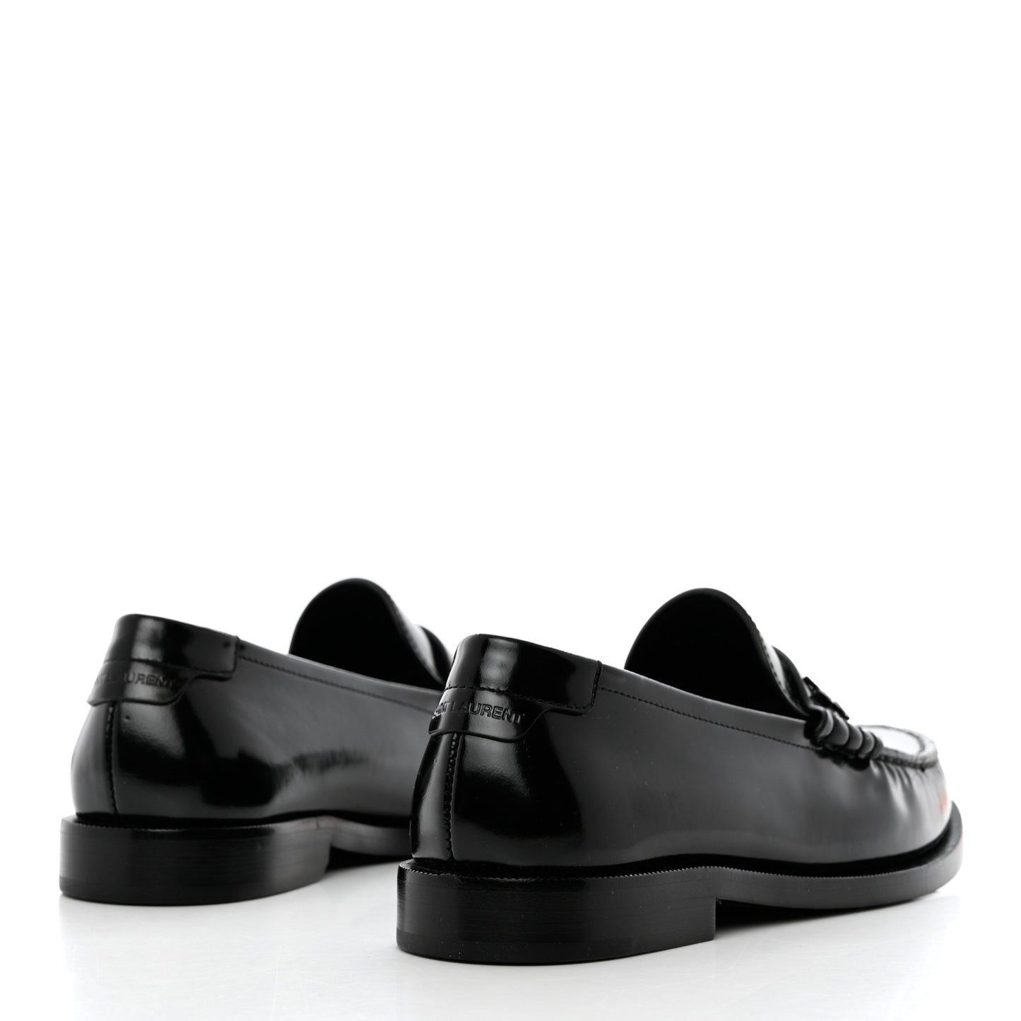 Calfskin Penny Loafers 36 Black