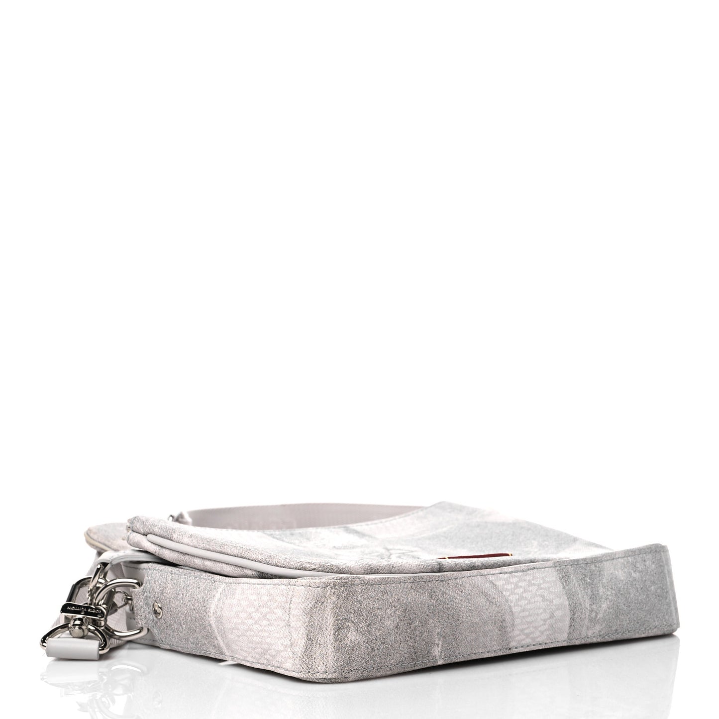 Damier Salt Trio Messenger Stone Grey