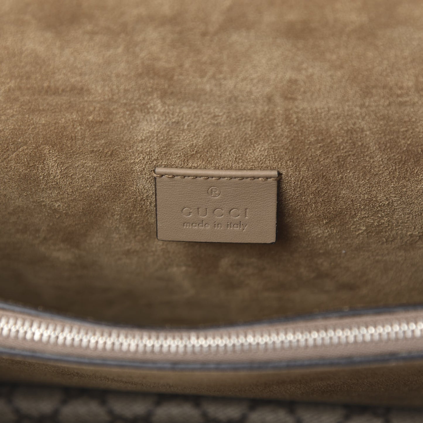 GG Supreme Monogram Small Dionysus Shoulder Bag Taupe