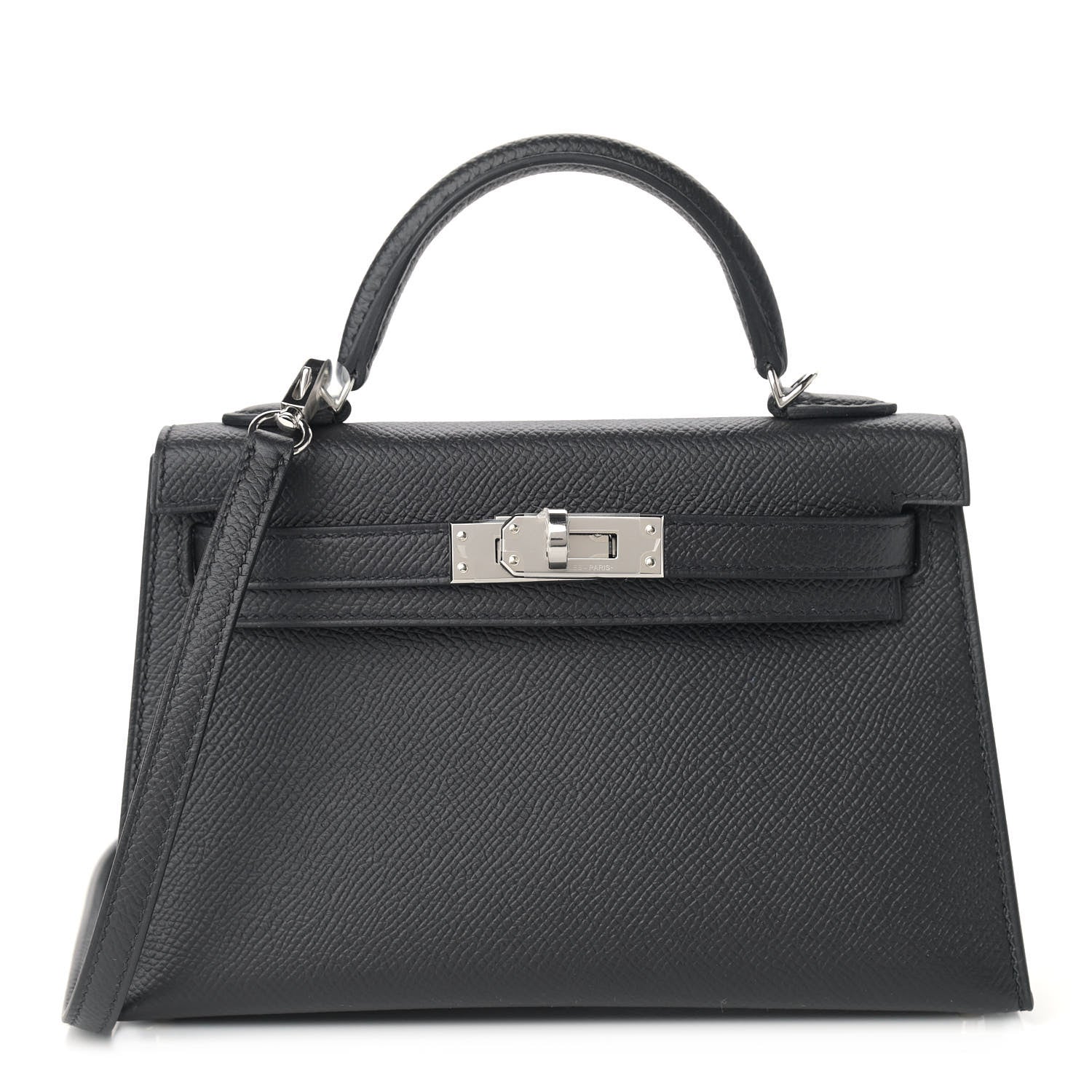 Hermes Epsom Mini Kelly Sellier 20 Black 1 of 10
