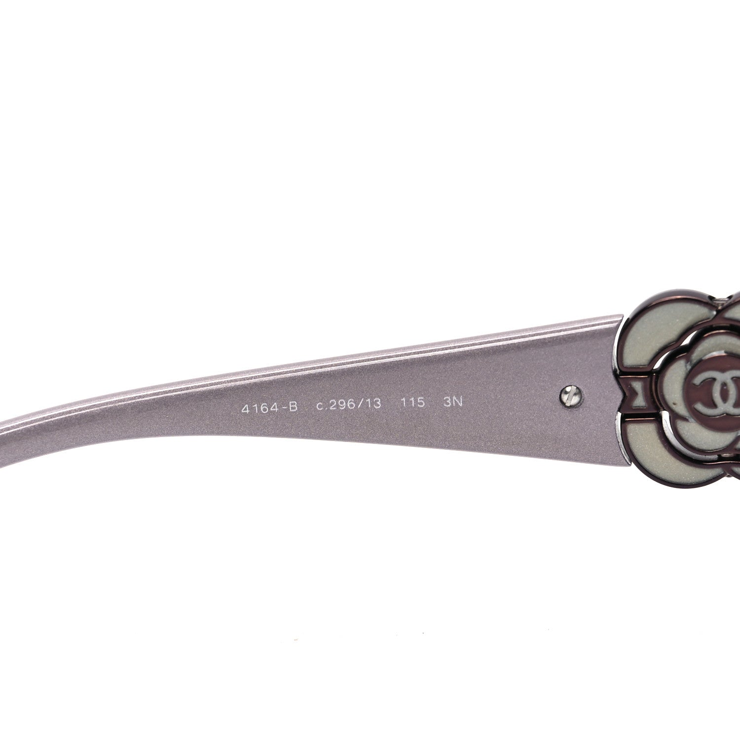 Chanel Swarovski Crystal Camellia CC Sunglasses 4164-B Bronze 6 of 6