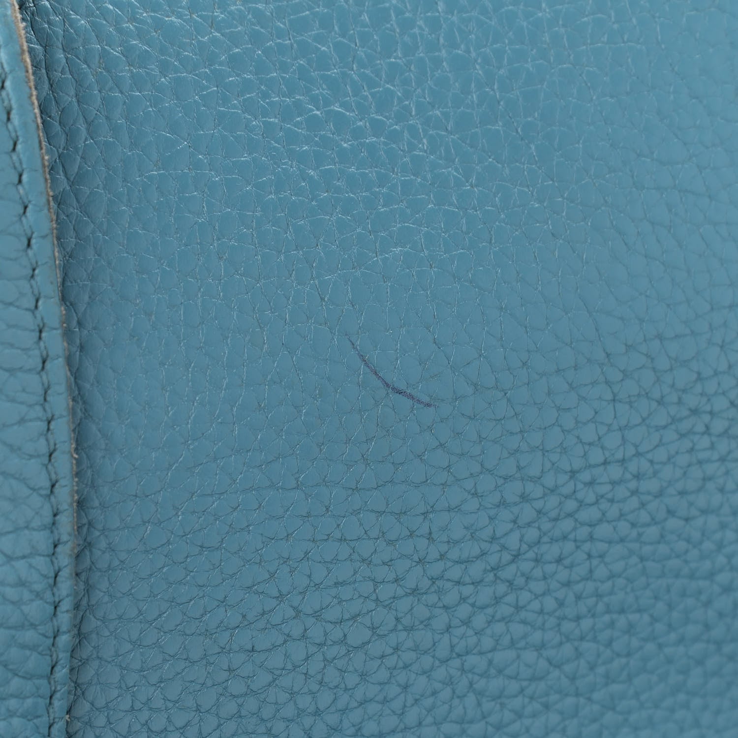 Hermes Taurillon Clemence Sherpa Backpack Blue Jean 10 of 16
