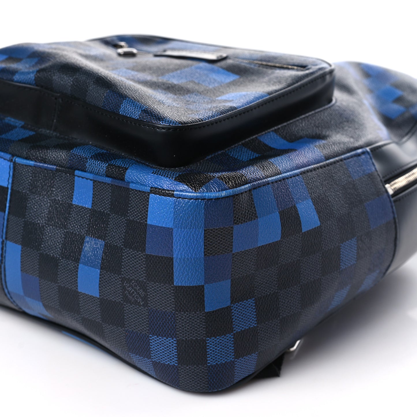 Damier Graphite Pixel Josh Backpack Blue