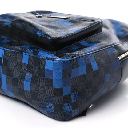 Louis Vuitton Damier Graphite Pixel Josh Backpack Blue 9 of 9