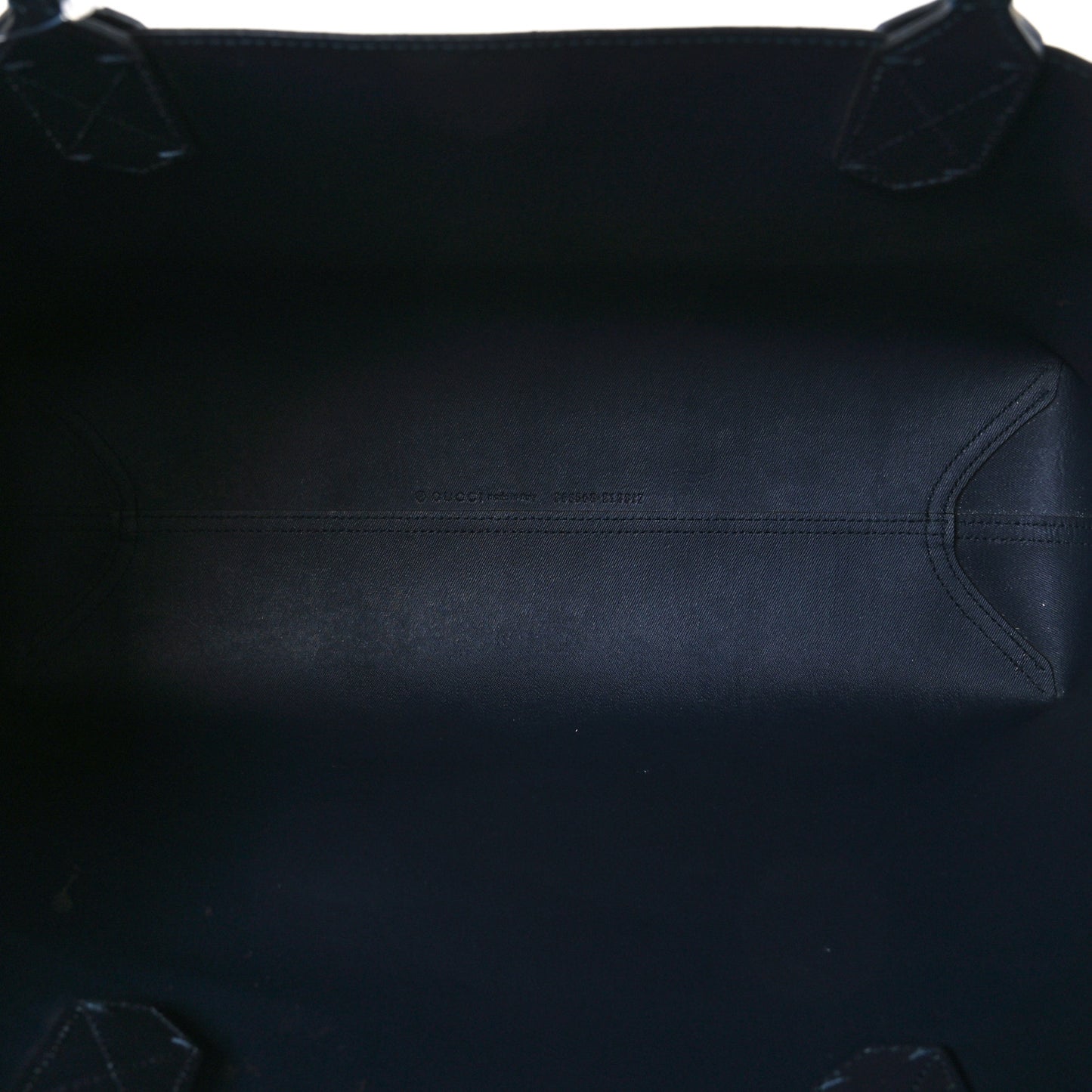 GG Supreme Monogram Blooms Medium Reversible Tote Beige Blue Navy