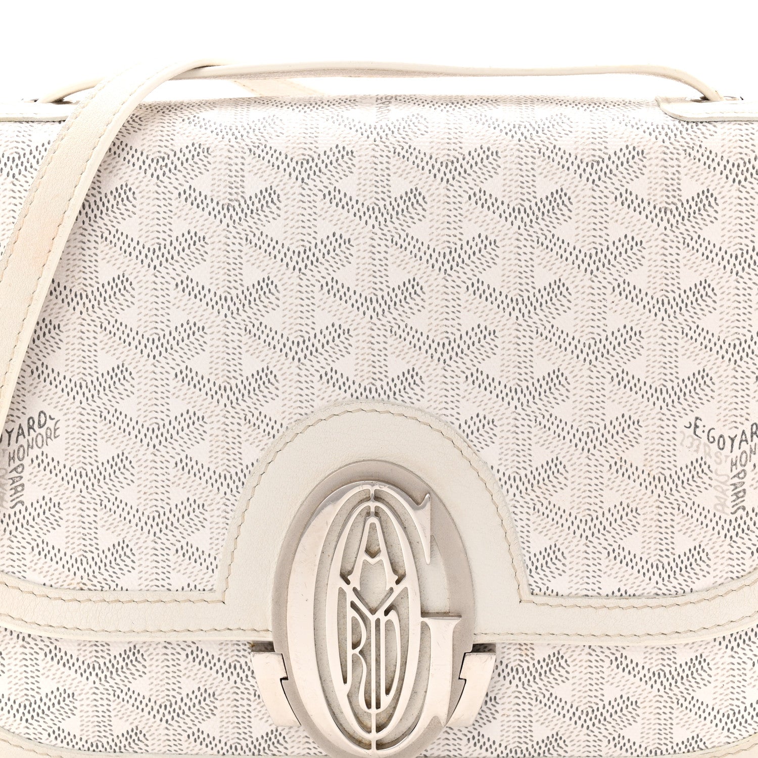 Goyard Goyardine 233 PM Shoulder Bag White 7 of 11