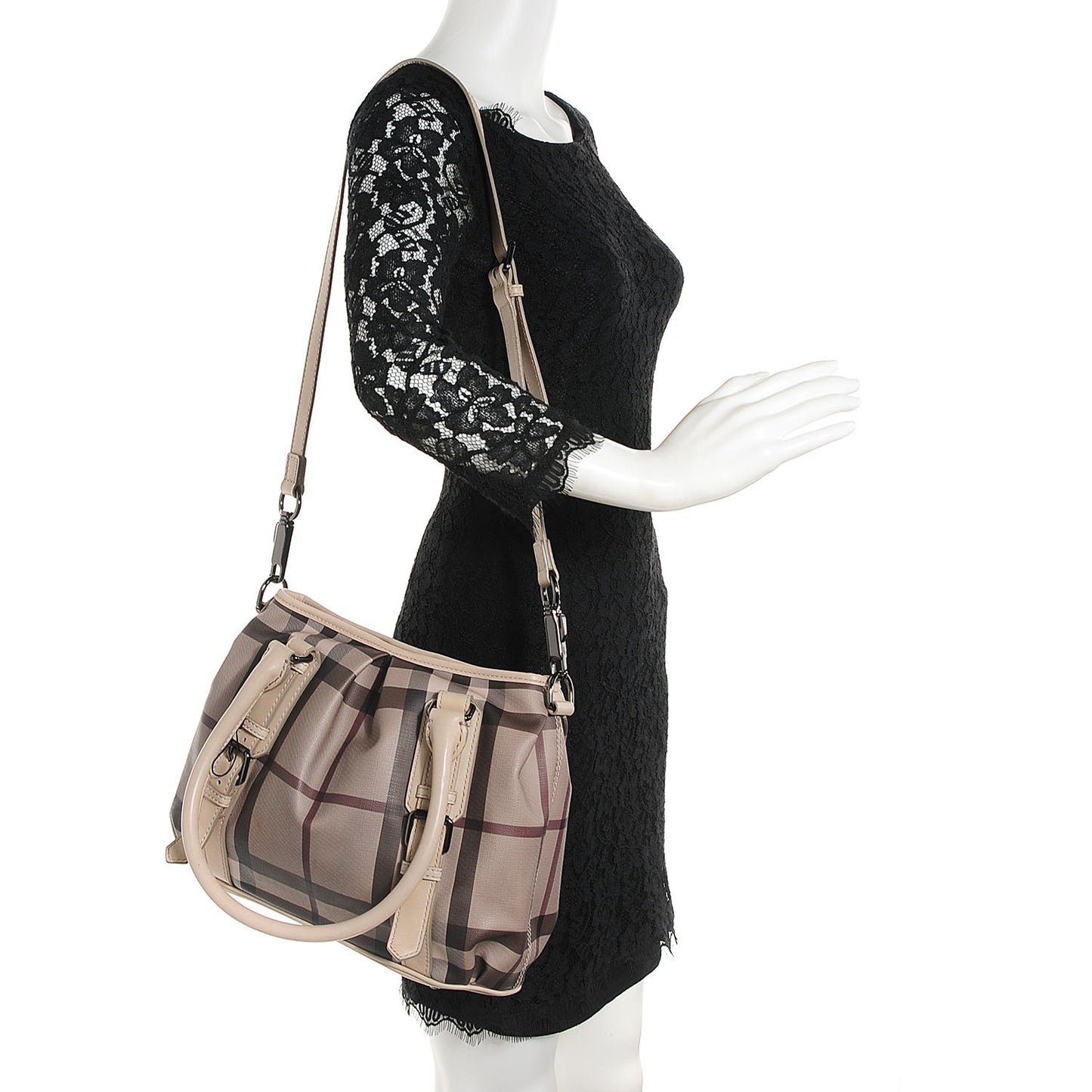Smoked Check Small Northfield Tote Trench
