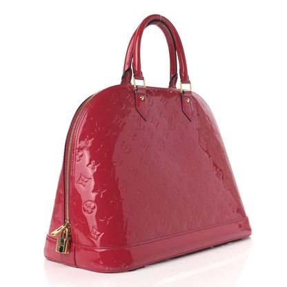 Louis Vuitton Vernis Alma GM Rose Indien 2 of 15