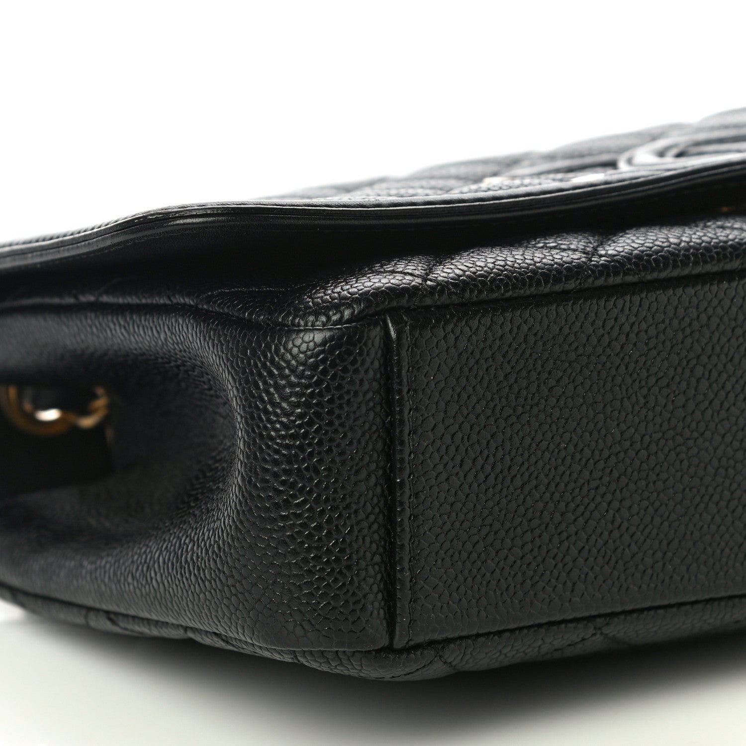 Chanel Caviar Quilted Medium CC Filigree Flap Black 5 of 8