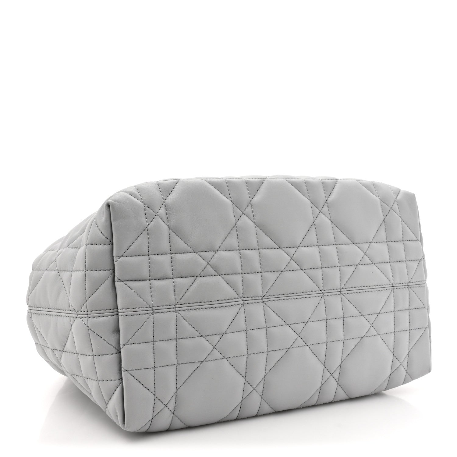 Christian Dior Calfskin Macrocannage Medium Toujours Grey 5 of 11