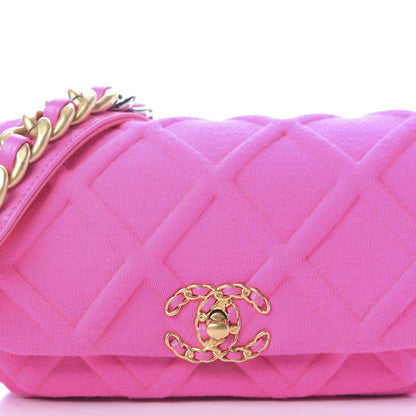 Chanel Jersey Quilted 19 Waist Bag Pink 12 of 12