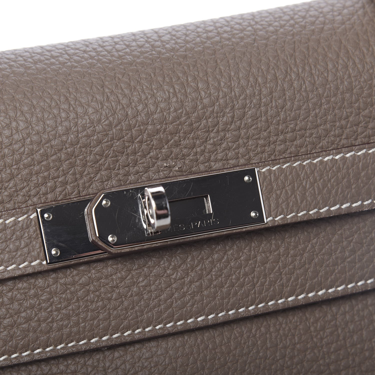 Hermes Togo Kelly Retourne 32 Etoupe 11 of 16