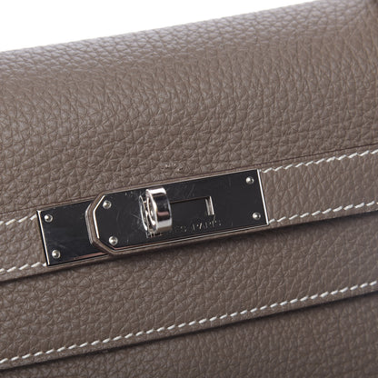 Hermes Togo Kelly Retourne 32 Etoupe 11 of 16