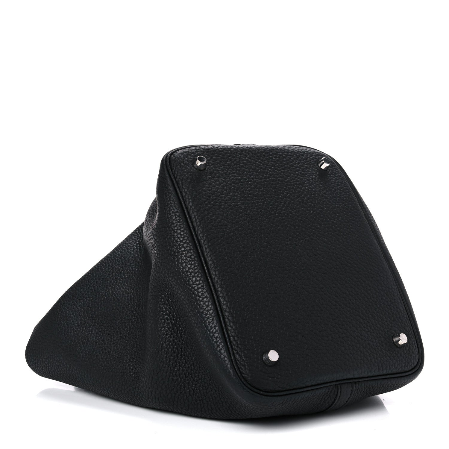 Hermes Taurillon Clemence Picotin Lock 22 MM Black 4 of 11