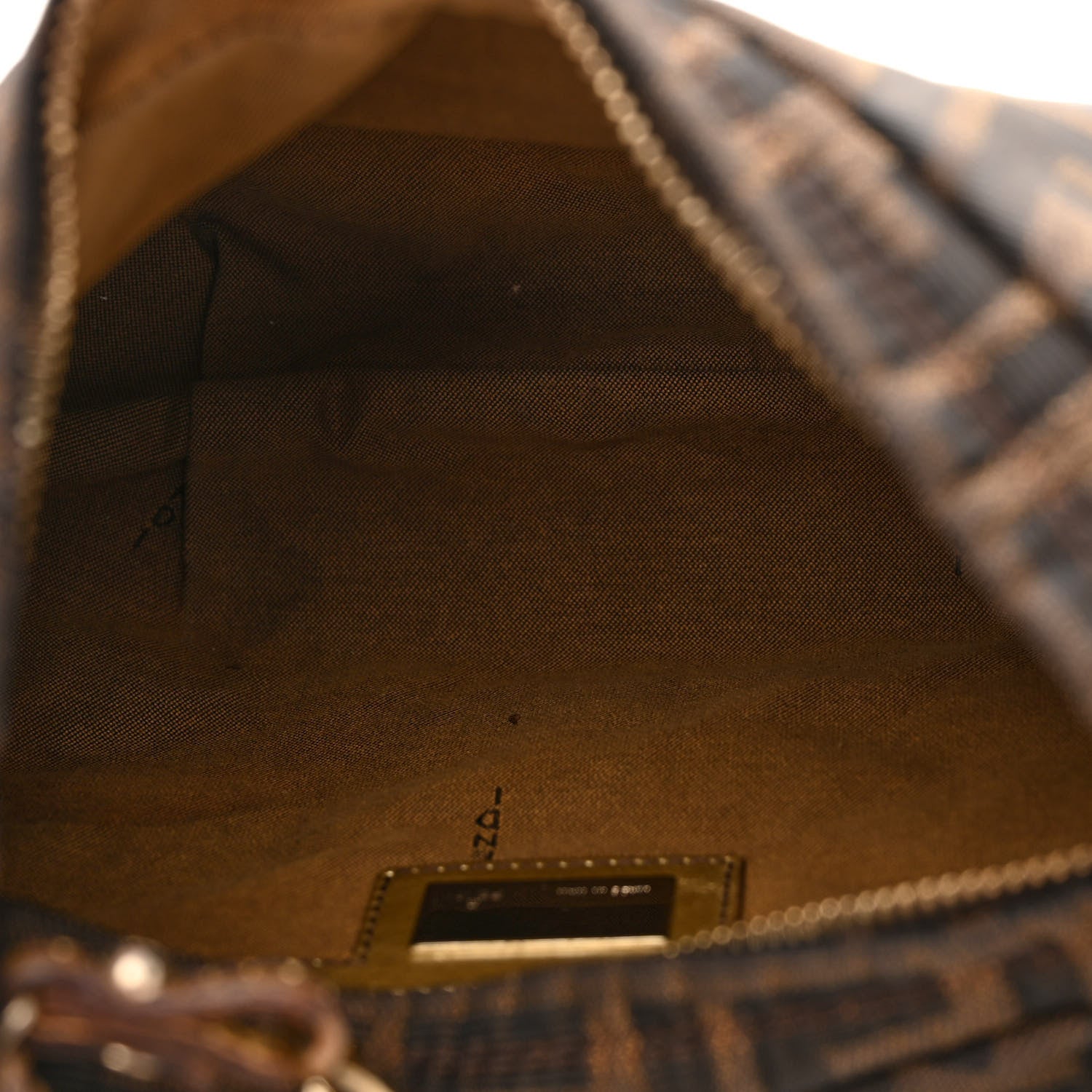 Fendi Zucca Chef Chain Hobo Tobacco 5 of 10