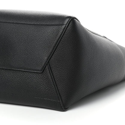 Celine Soft Grained Calfskin Sangle Bucket Bag Black 7 of 8