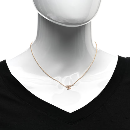 Louis Vuitton 18K Pink Gold Diamond Idylle Blossom LV Pendant Necklace 2 of 4